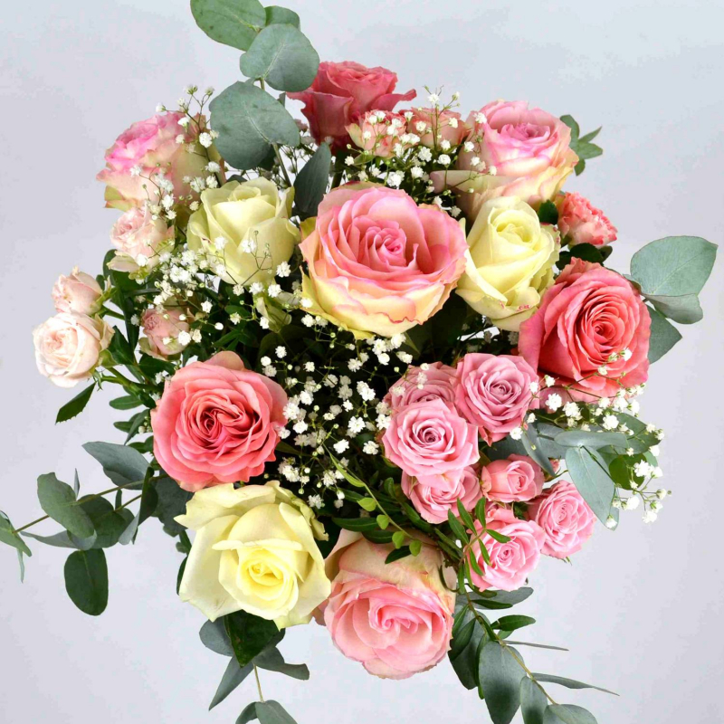 Bouquet rond bisous (Taille M 45€)