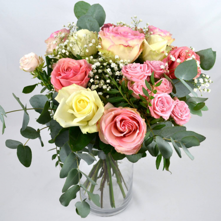 Bouquet rond bisous (Taille M 45&euro;)