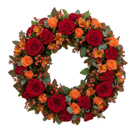 Couronne à plat rouge