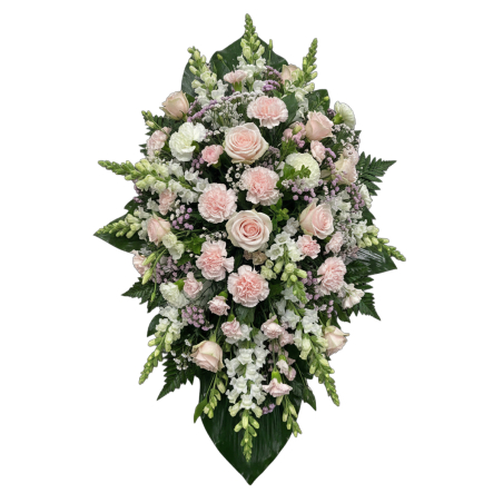 Raquette losange rose pastel