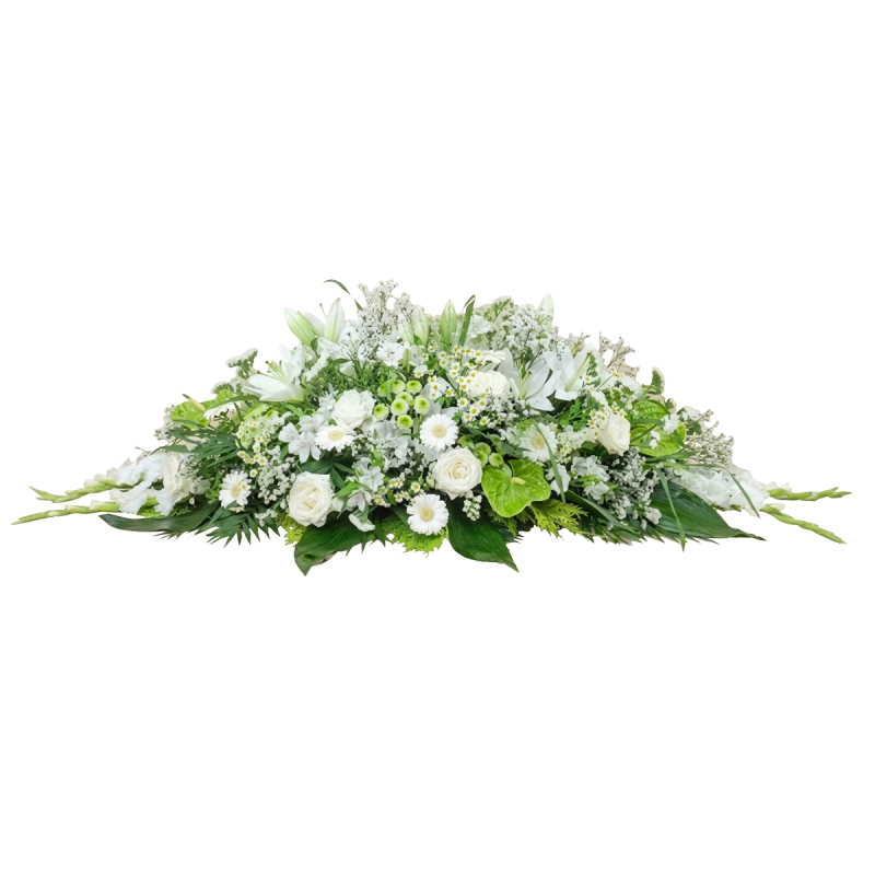 Raquette losange blanche