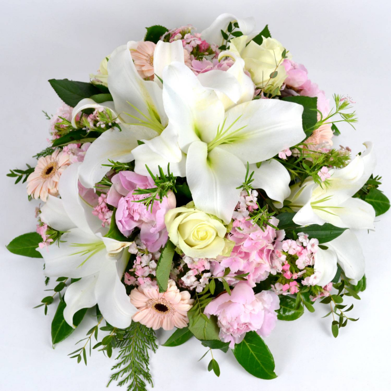 Bouquet rond sentiment (Taille M 55€)
