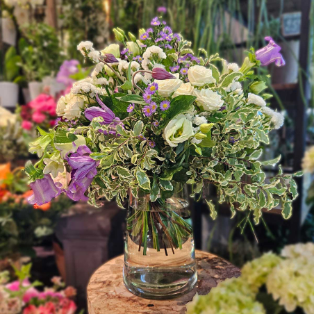 BOUQUET BLANC VIOLET