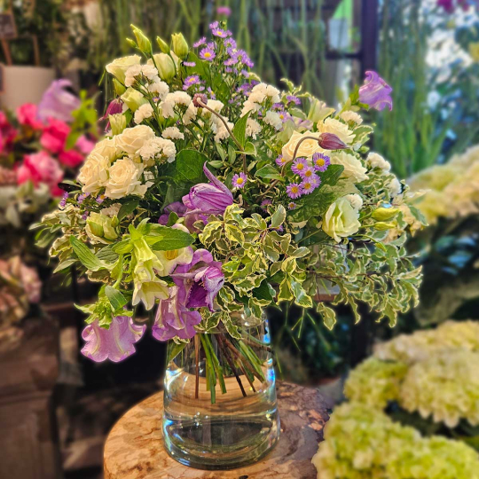 BOUQUET BLANC VIOLET