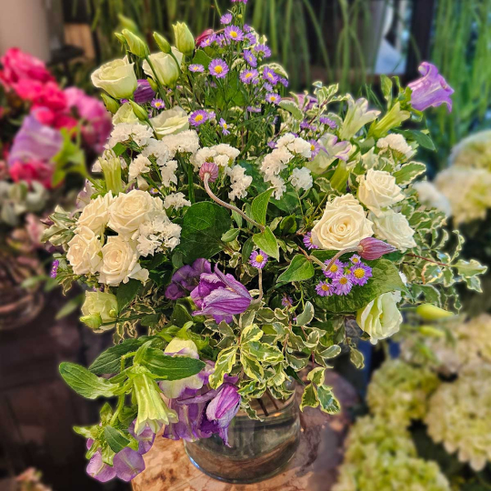 BOUQUET BLANC VIOLET