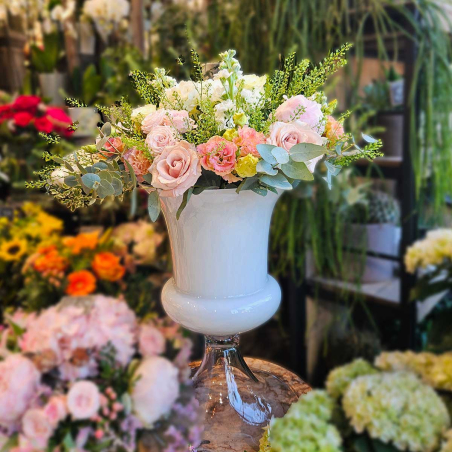 BOUQUET ROSE ET BLANC
