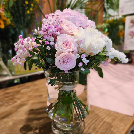 BOUQUET ROSE CLAIR