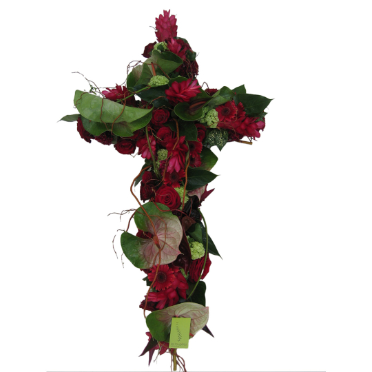 Croix végétative rouge