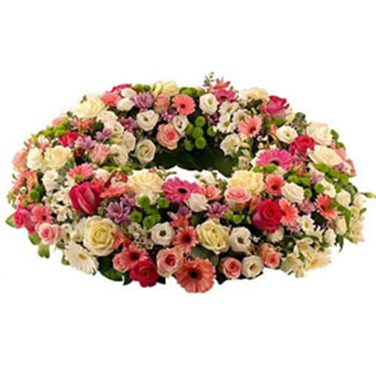 Couronne à plat colorée