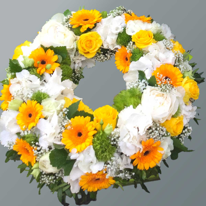 Couronne à plat jaune